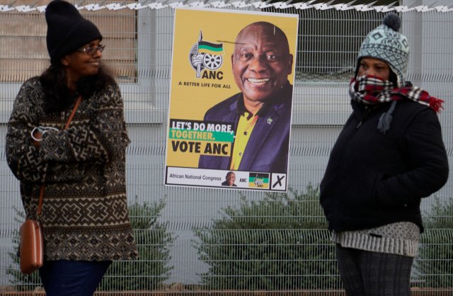 Die südafrikanische Regierungspartei ANC hat bei den Parlamentsw...