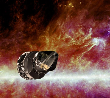 Das 2000 Kilogramm schwere Weltraumteleskop &#187;Planck&#171;