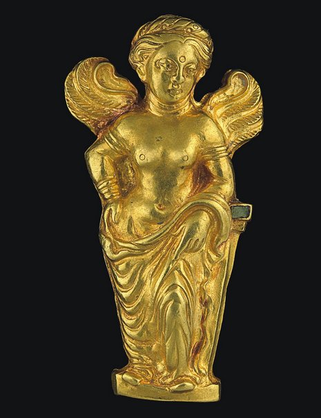Geflügelte »Aphrodite von Baktrien«, Gold, 1. Jh. n. Chr.