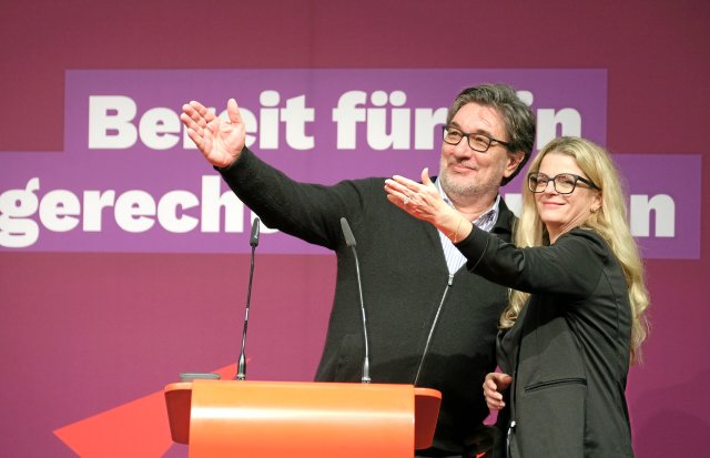 Susi Schaper und Stefan Hartmann haben der sächsischen Linken fü...