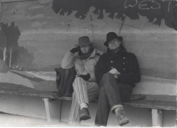 Einst: Der Autor (links) und Holger Losch 1990 in Ostberlin