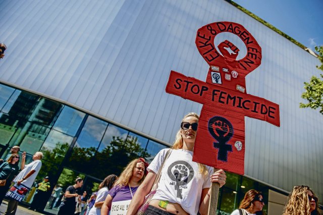 In Rotterdam wurde mit einem Protestmarsch ein Zeichen gegen Fra...