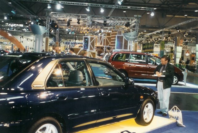 Leipziger Automesse 1998: Eine Zeit lang betreute Jürgen Holz die Auto-Seite des »nd«.