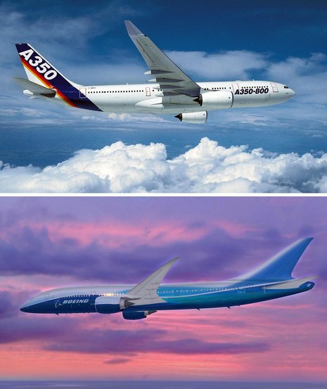 Lieferschwierigkeiten bei Airbus und Boeing