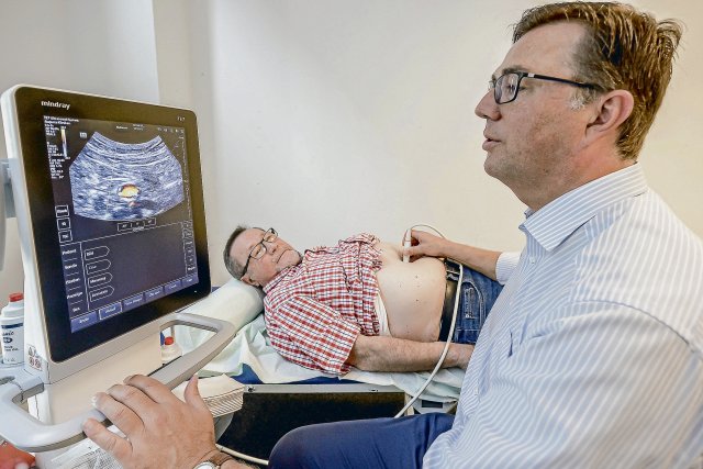Ultraschalluntersuchung der Bauchschlagader – das können auch Hausärzte erlernen.