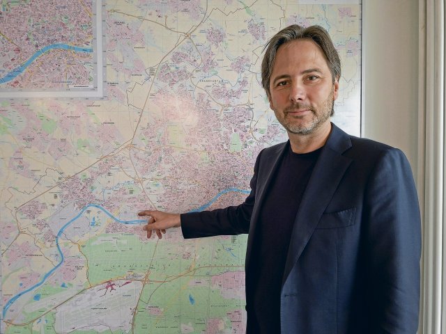 Marcus Gwechenberger stellt für die Stadt Frankfurt Regeln für die Ansiedlung neuer Rechenzentren auf.