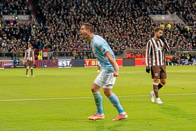 Seltener Torjubel: Rani Khedira nach seinem Siegtreffer