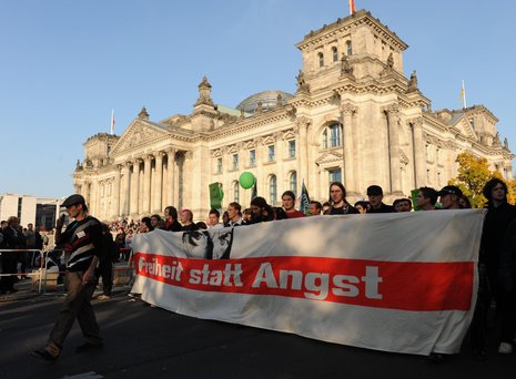 Vor einem Jahr: Protest in Berlin.