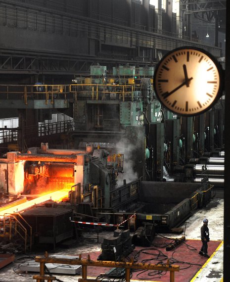 Warmwalzwerk von Arcelor/Mittal in Bremen Foto: dpa/Wagner