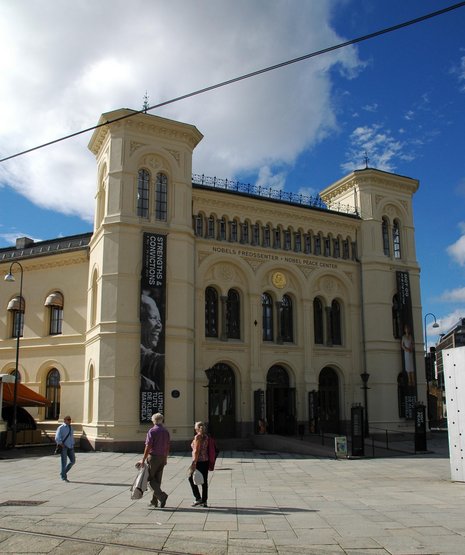 Das Nobelpreiszentrum in Oslo