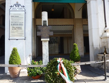 Brescia: Denkmal für die Opfer des Attentats von 1974