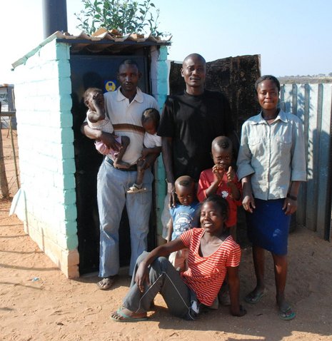 Sanit&#228;rer Fortschritt: Trockentoilette in Namibia
