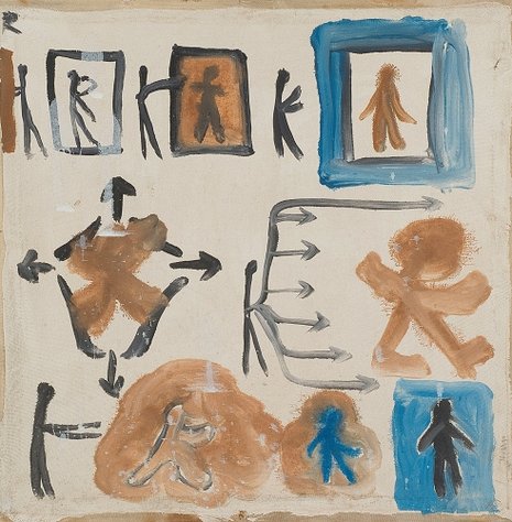 A.R. Penck: &#187;Kleines Systembild&#171;, 1968