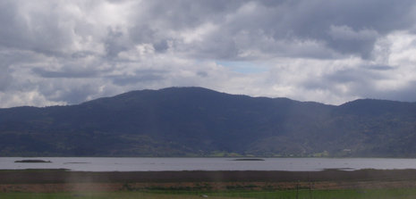 Die Laguna de Fúquene im Nordosten Kolumbiens