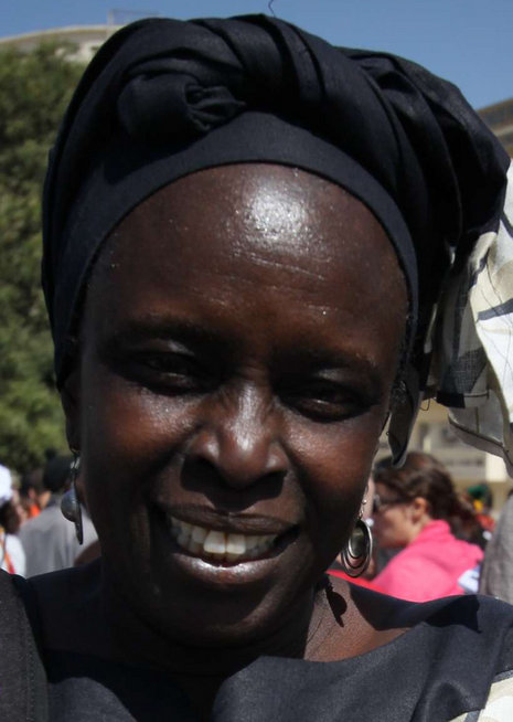 Die Senegalesin Madjiguène Cissé lebte vier Jahre illegal in Frankreich. Sie war Mitorganisatorin des WSF.