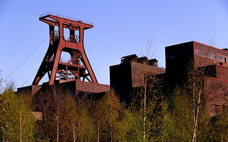 Die Zeche Zollverein in Essen &#8211; hier verk&#252;ndete Kraft ihre umweltpolitischen Vorstellungen.