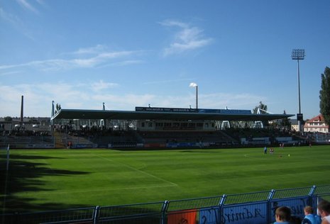 Das Stadion an der Gellertstra&#223;e in Chemnitz