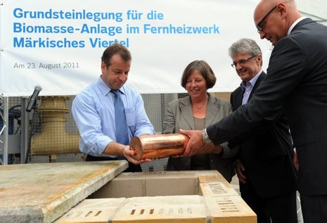 Handanlegen f&#252;r den Klimaschutz: Startschuss f&#252;r das erste Berliner Biomassekraftwerk ND-