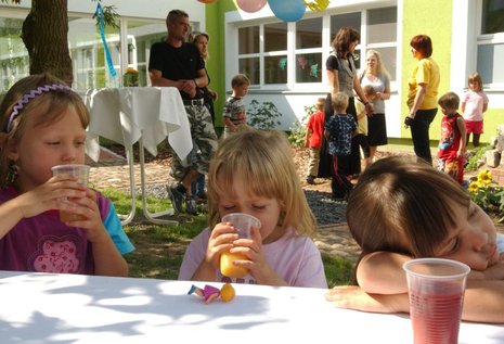 Kita-Kinder gut versorgt im Hellersdorfer Spatzenhaus ND-