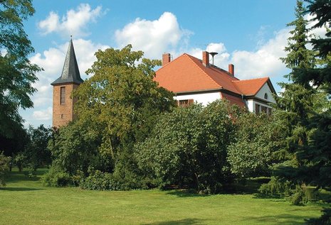 Der Kunersdorfer Musenhof, wo sich seit 2011 das Chamisso-Literaturhaus befindet