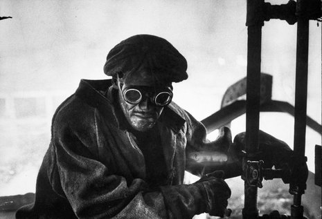 Stahlwerkarbeiter, Pittsburgh, 1955