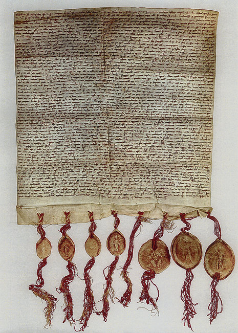 Urkunde mit Ersterwähnung von Cölln