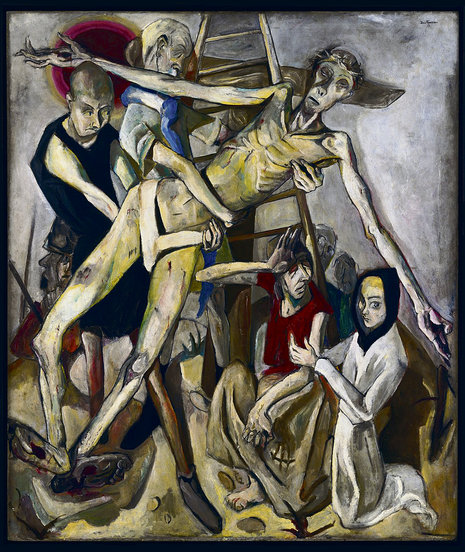 Max Beckmann: Kreuzabnahme, 1917