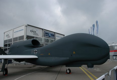 Eurohawk-Drohne der Bundeswehr auf der ILA 2010