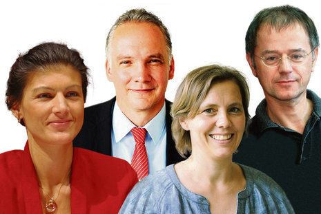 "Der Krisenstab": Sarah Wagenknecht, Dierk Hirschel, Sabine Nuss, Christoph Butterwegge