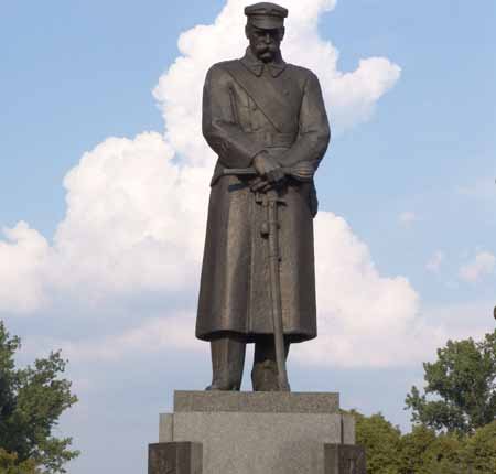Pilsudski-Denkmal in Warschau.
