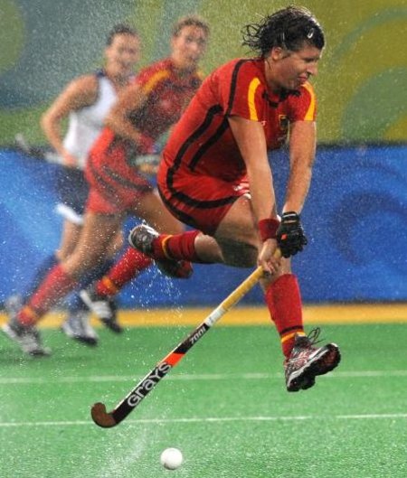 Natascha Keller war schon 2004 in Athen Olympiasiegerin ...