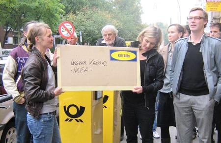B&#246;se Post f&#252;r den IKEA-Gr&#252;nder: Zahlreiche Altonaer sandten einen Protestbrief an Ingvar Kamprad.