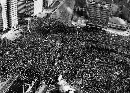 Berlin Alexanderplatz. Am 4. November 1989.