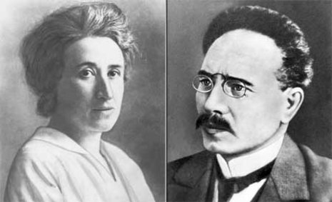 Rosa Luxemburg und Karl Liebknecht
