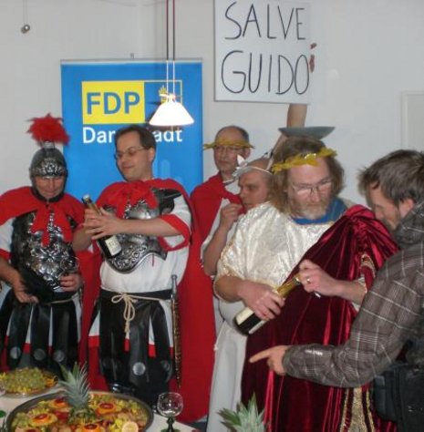 Prassen in der FDP-Zentrale