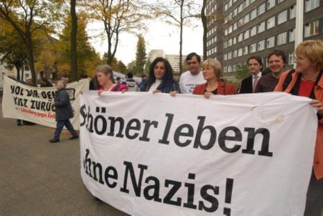 Lichtenberger wollen keine Nazis in ihrem Kiez.