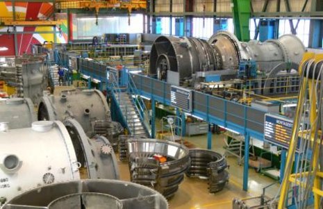 Berliner Spitzentechnologie: Turbinenproduktion bei Siemens. ND-