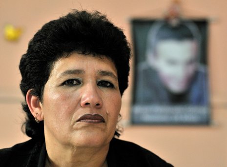 Carmenza Gómez, Mutter der ermordeten »falsos positivos« Víctor Fernando und John Nelson.