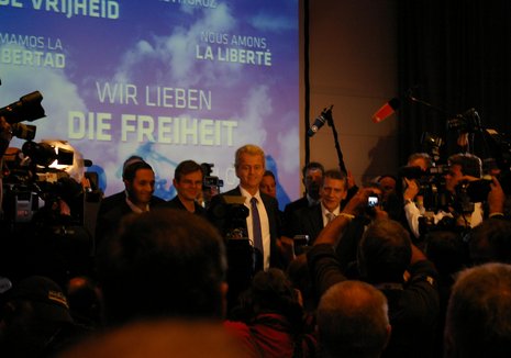 Star der antimuslimischen Rassisten: Geert Wilders