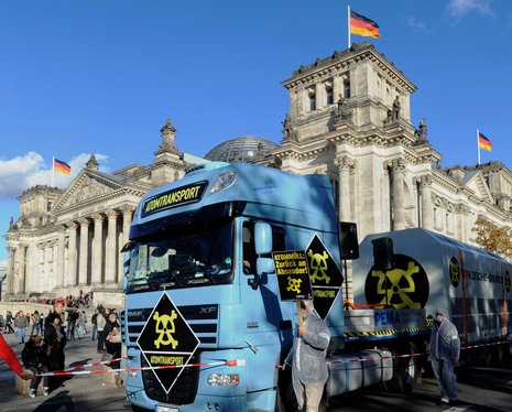 Proteste gegen die Atompl&#228;ne am Montag in Berlin ND-