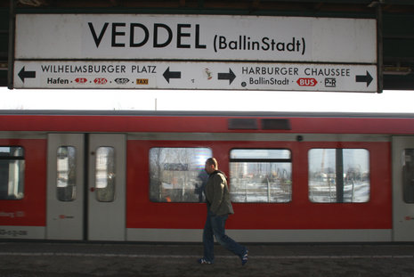Zwei Stationen bis Hauptbahnhof: der S-Bahnhof Veddel