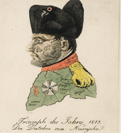 Johann Michael Voltz: »Triumph des Jahres 1813. Den Deutschen zum Neujahr«, 1814