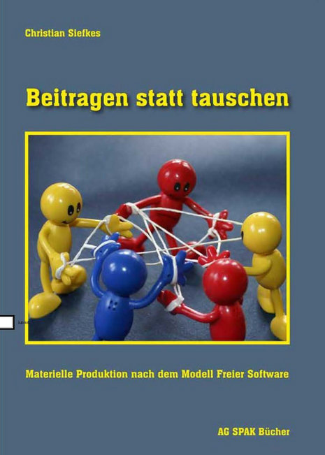 Dr. Christian Siefkes, Informatiker und Publizist, ist Autor des Buches »Beitragen statt tauschen. Materielle Produktion nach dem Modell Freier Software« (AG SPAK Bücher, Neu-Ulm, 2008). Er schreibt online auf dem Gemeinschaftsblog www.keimform.de.