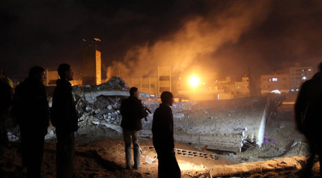 Nach dem j&#252;ngsten israelischen Angriff auf Gaza-Stadt &#8211; am 21. M&#228;rz 2011 Fotos: dpa