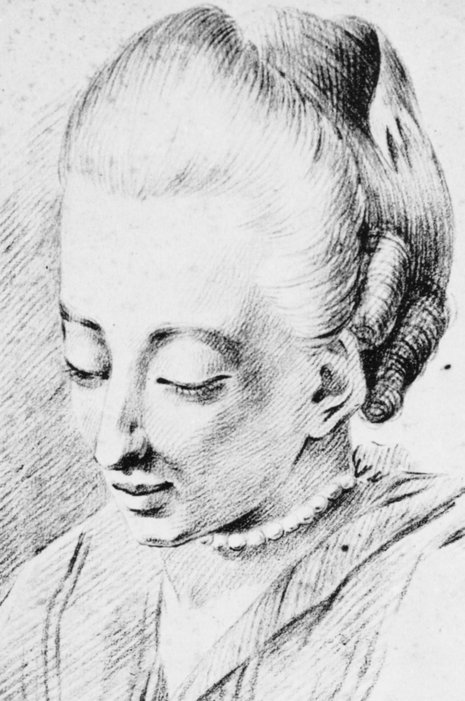Cornelia Goethe, Zeichnung von J. L. E. Morgenstern um 1772
