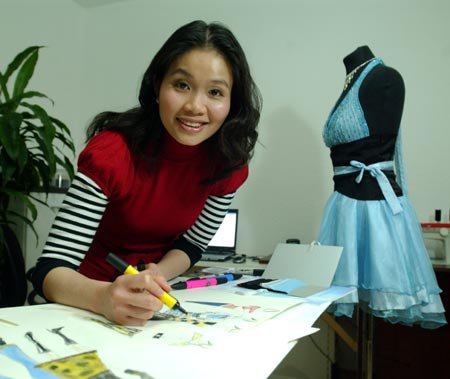 Hoang Thi Cuc möchte europäische Mode nach Vietnam bringen.