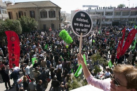 Gewerkschaftsdemonstration in Nikosia
