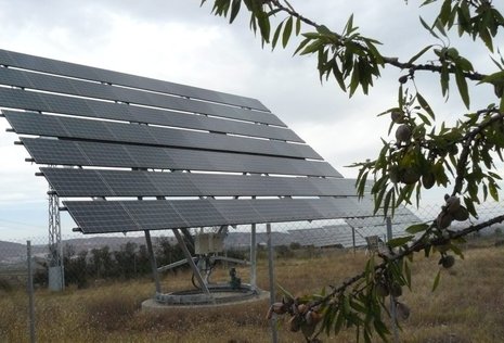 Solarpark in der Provinz La Rioja in Spanien.