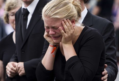 Norwegen trauert. Foto:AFP/Jan Johannessen