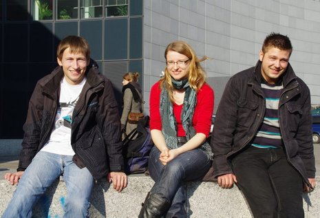 Nach ihrem Studium wollen Michael Wowcer, Madlena Kowar und Clemens Skoda wieder in ihrer Lausitzer Heimat leben.